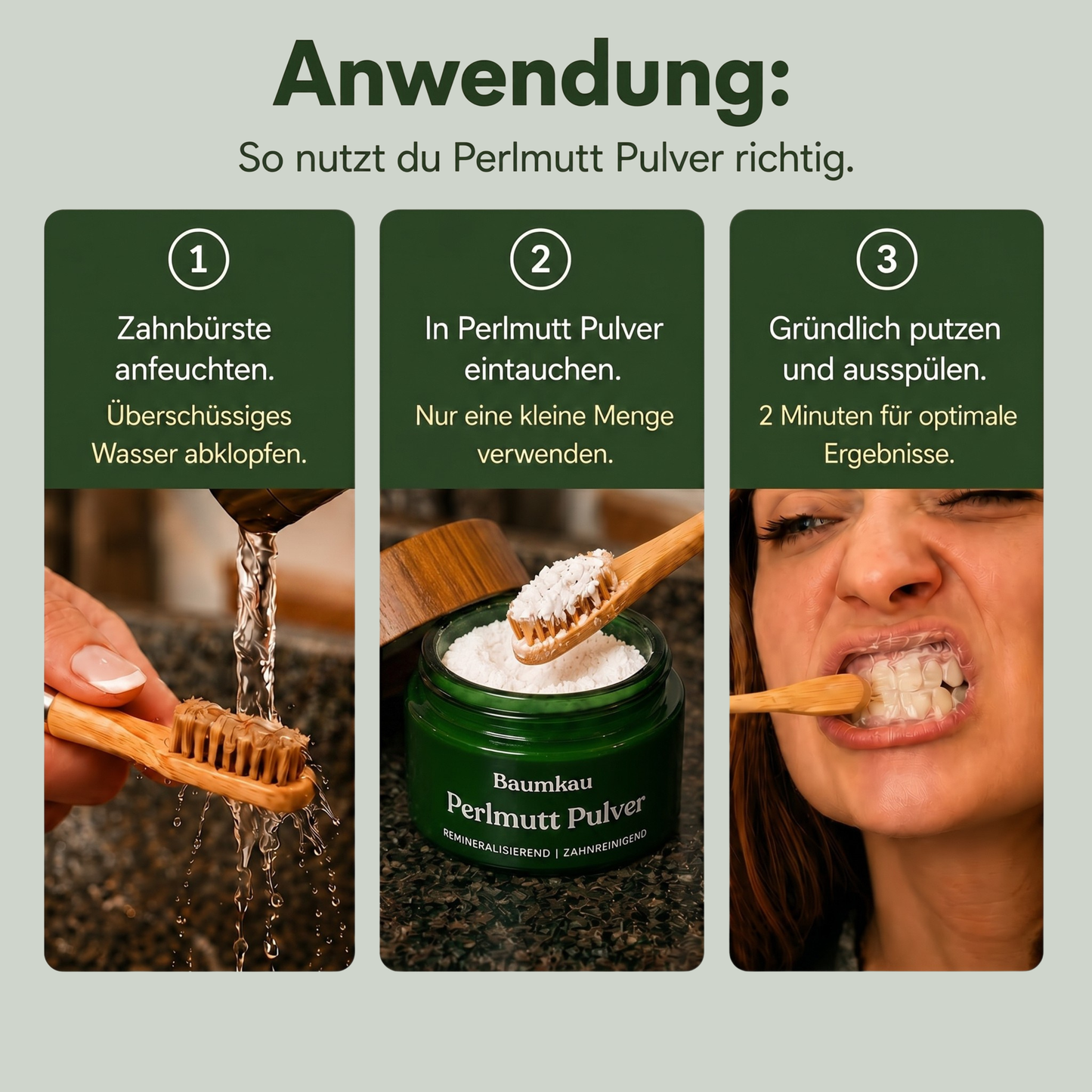 Baumkau - Perlmutt Pulver