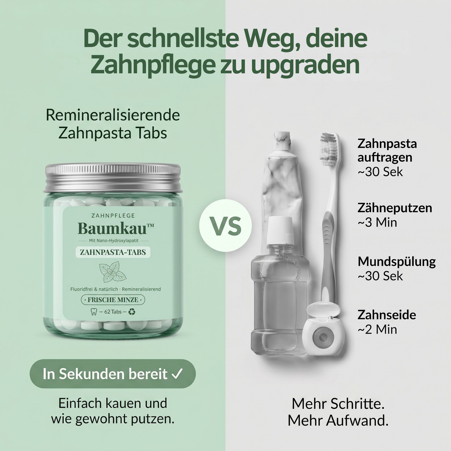 Baumkau - Zahnpasta Tabs