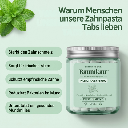 Baumkau - Zahnpasta Tabs