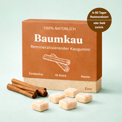 Baumkau - Remineralisierender Kaugummi (Zimt)