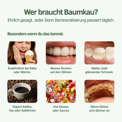 Baumkau - Täglicher Zahnpflege Kaugummi
