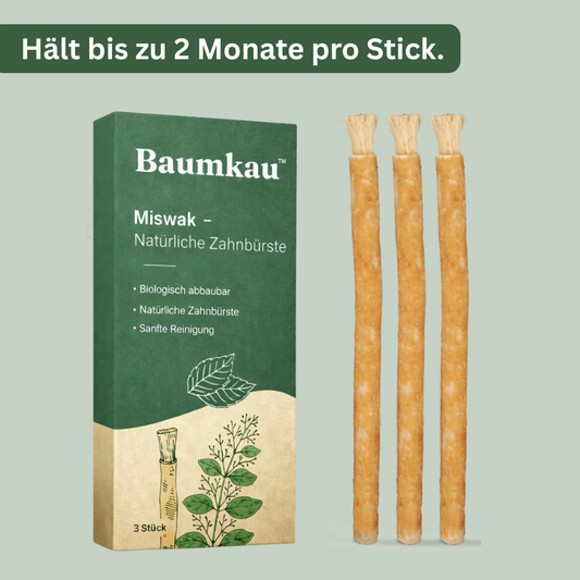 Baumkau - Miswak natürliche Zahnbürste (3Stk.)