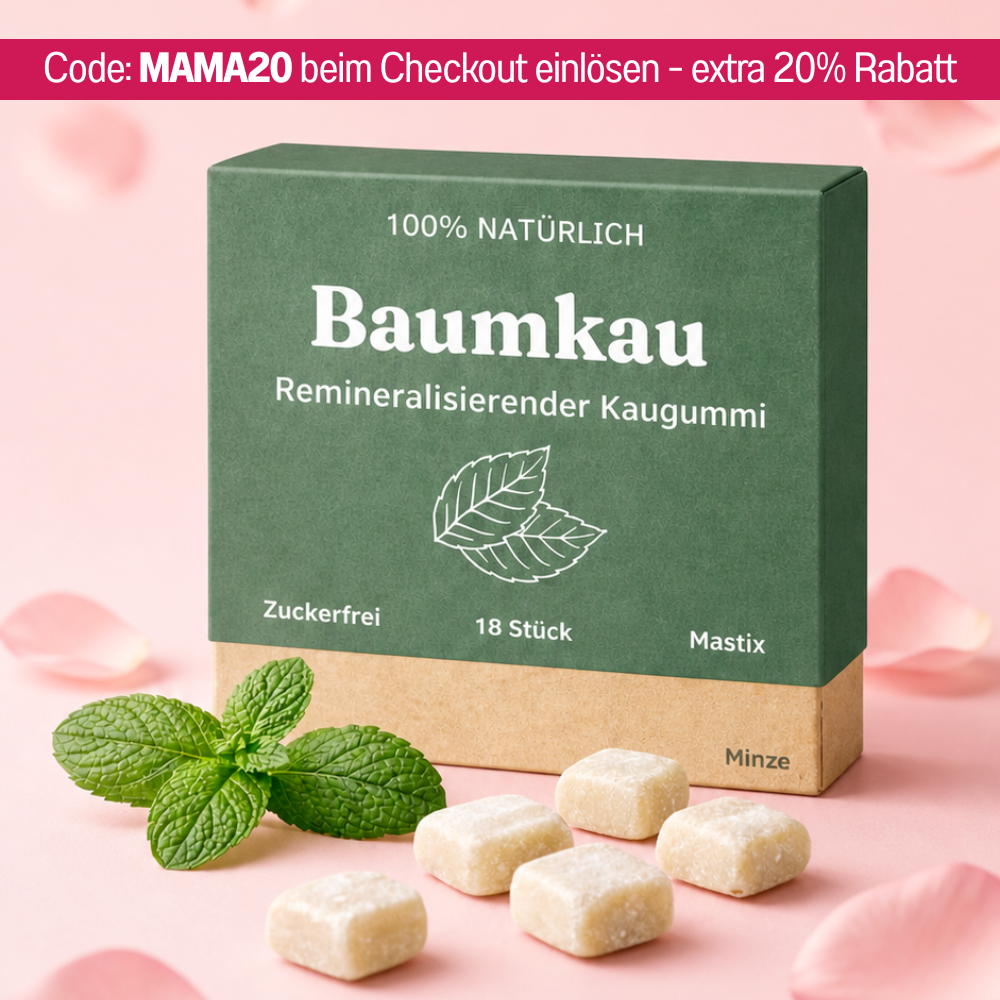 Baumkau - Remineralisierender Kaugummi